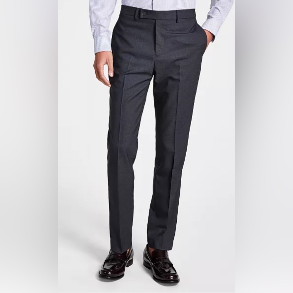 Calvin Klein Men’s Gray Slim Fit Dress Pants 34w X 34L NWT
